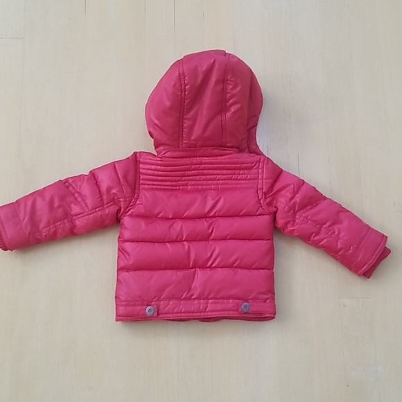Tommy Hilfiger Red Puffer Coat - Picture 2 of 10